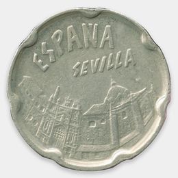 Expo. Город Севилья 50 песет 1990 Испания (XFine)