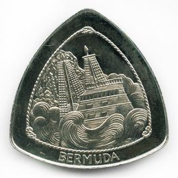 Крушение "Sea Venture" 1 доллар 1997 Бермуды (сост. UNC)