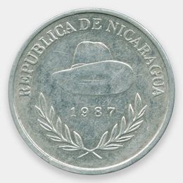 500 кордоб 1987 Никарагуа (сост. XFine)