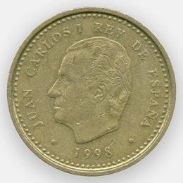 100 песет 1998-2000 Испания (сост. Very Fine)