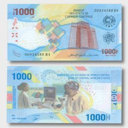 Банкнота  1000 франков 2020 Центральная Африка (UNC)