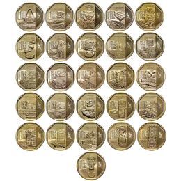 Набор монет Богатство и гордость Перу (26 монет) 1 соль 2010-2016 Перу