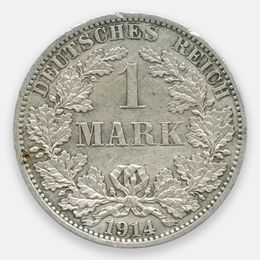 1 марка 1914 A Германия (Very Fine)