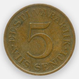 5 сентов 1931 Эстония (XFine)