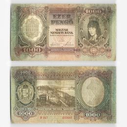 1000 пенгё 1943 Венгрия (Very Fine)