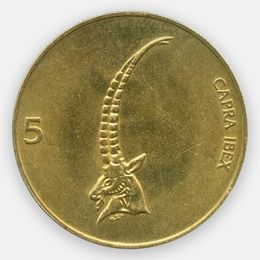 5 толаров 1992-2006 Словения (UNC)