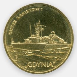 Ракетный катер Гдыня Польша 2 злотых 2013