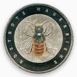 Рыжая осмия 5 евро 2023 Германия (UNC)