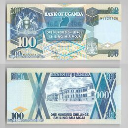 Банкнота 100 шиллингов 1996 Уганда сост. UNC