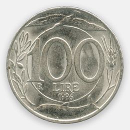 100 лир 1993-2001 Италия (Very Fine)