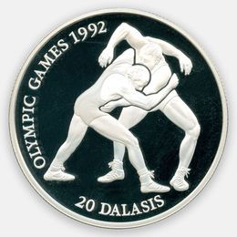 Олимпийские Игры в Барселоне 20 даласи 1993 Гамбия