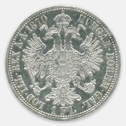 1 флорин 1870 Австрия (XFine)