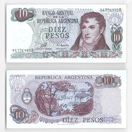 10 песо 1973-1976 Аргентина (UNC)