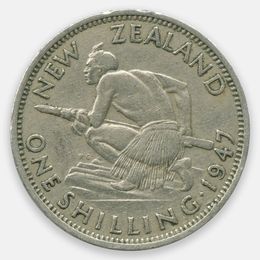 1 шиллинг 1947 Новая Зеландия (Very Fine)