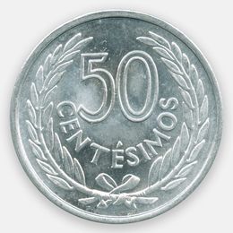 50 сентесимо 1965 Уругвай (UNC)