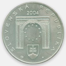 Присоединие к ЕC 200 крон 2004 Словакия (UNC)