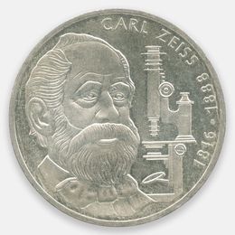 Карл Фридрих Цейс 10 марок 1988 Германия