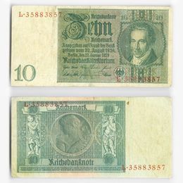 Банкнота 10 рейхсмарок 1929 Германия (VF)