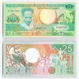 Банкнота 25 гульденов 1988 Суринам (сост. UNC)