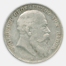 5 марок 1907 Германия (Баден)