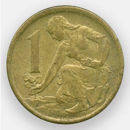 1 крона 1961-1990 Чехословакия