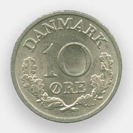 10 эре 1960-1972 Дания