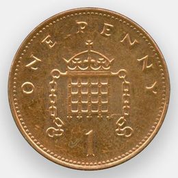 1 пенни 1998-2008 Великобритания (Very Fine)