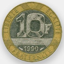 10 франков 1988-2001 Франция