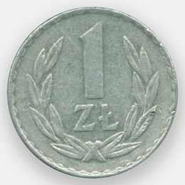1 злотый 1957-1985 Польша