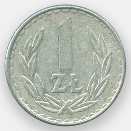 1 злотый 1986-1988 Польша