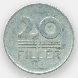 20 филлеров 1953-1966 Венгрия
