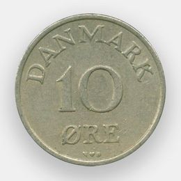 10 эре 1948-1960 Дания