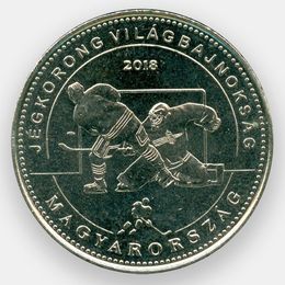 Чемпионат мира по хоккею 2018 года 50 форинтов 2018 Венгрия