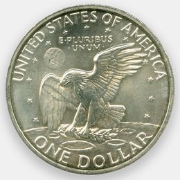 1 доллар 1972 США (S) Серебро 0,400 24,59 гр