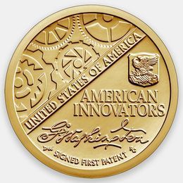 Первый патент. Американские инновации 1 доллар 2018 США (D)