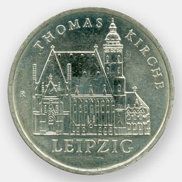 Церковь святого Томаса в Лейпциге 5 марок 1984 ГДР