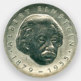 100 лет со дня рождения Альберта Эйнштейна 5 марок 1979 ГДР