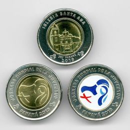 Комплект монет Панамы 2019 (3 монеты)
