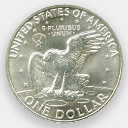 1 доллар 1973 США (S) Серебро 0,400 24,59 гр