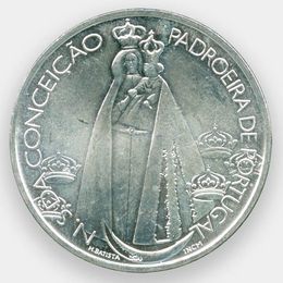 Дева Мария - Покровительница Португалии 1000 эскудо 1996 Португалия (Серебро 0,500 28,00 гр)
