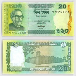 Банкнота 20 така 2014 Бангладеш (сост. UNC)