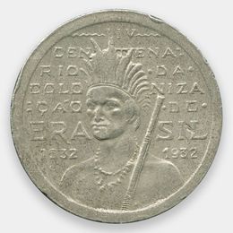 400 лет колонизации 100 рейсов 1932 Бразилия (сост. XFine)