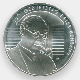 150 лет со дня рождения Петера Беренса 20 евро 2018 Германия (Серебро 0,925 18,00 гр)