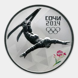 Фристайл 3 рубля 2014 (Серебро 0,925 31,10 гр)