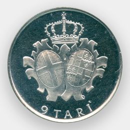 9 тари 1972 Мальтийский орден (Серебро 0,900 9,00 гр)