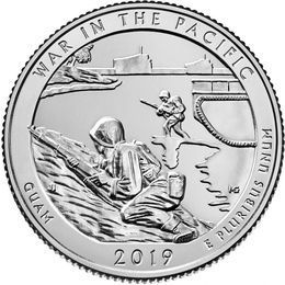 Гуам P 48 парк США 25 центов 2019