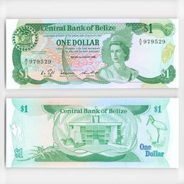 Банкнота 1 доллар 1986 Белиз (сост. UNC)
