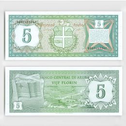 Банкнота 5 флоринов 1986 Аруба (сост. UNC)