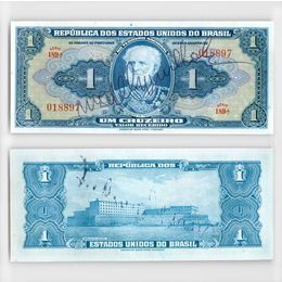 Банкнота 1 крузейро 1944 Бразилия (сост. UNC)
