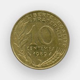 10 сантимов 1962-2001 Франция (Very Fine - XFine)